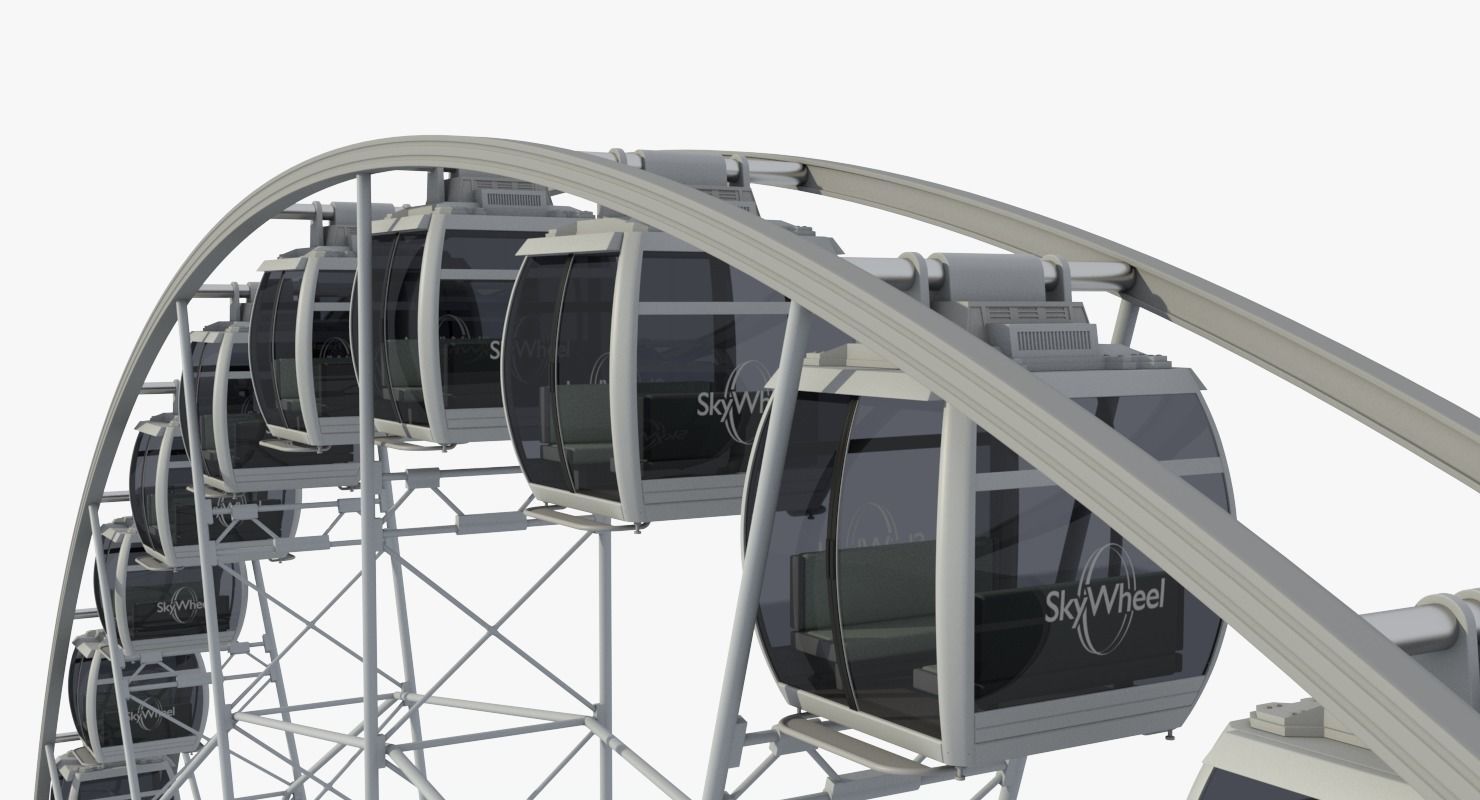 Sky Ferris Wheel 3D model_13