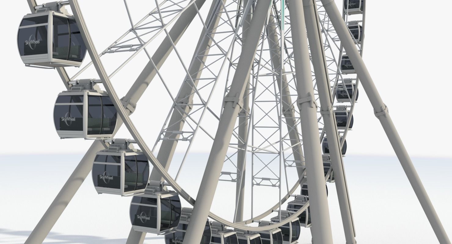 Sky Ferris Wheel 3D model_5