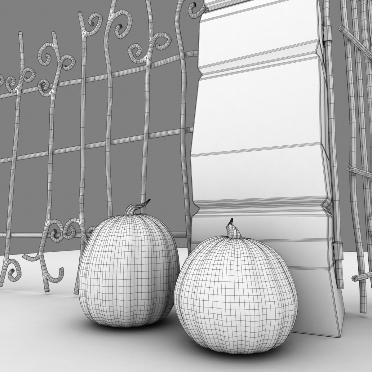 Nightmare Before Christmas Gate 3D model_18