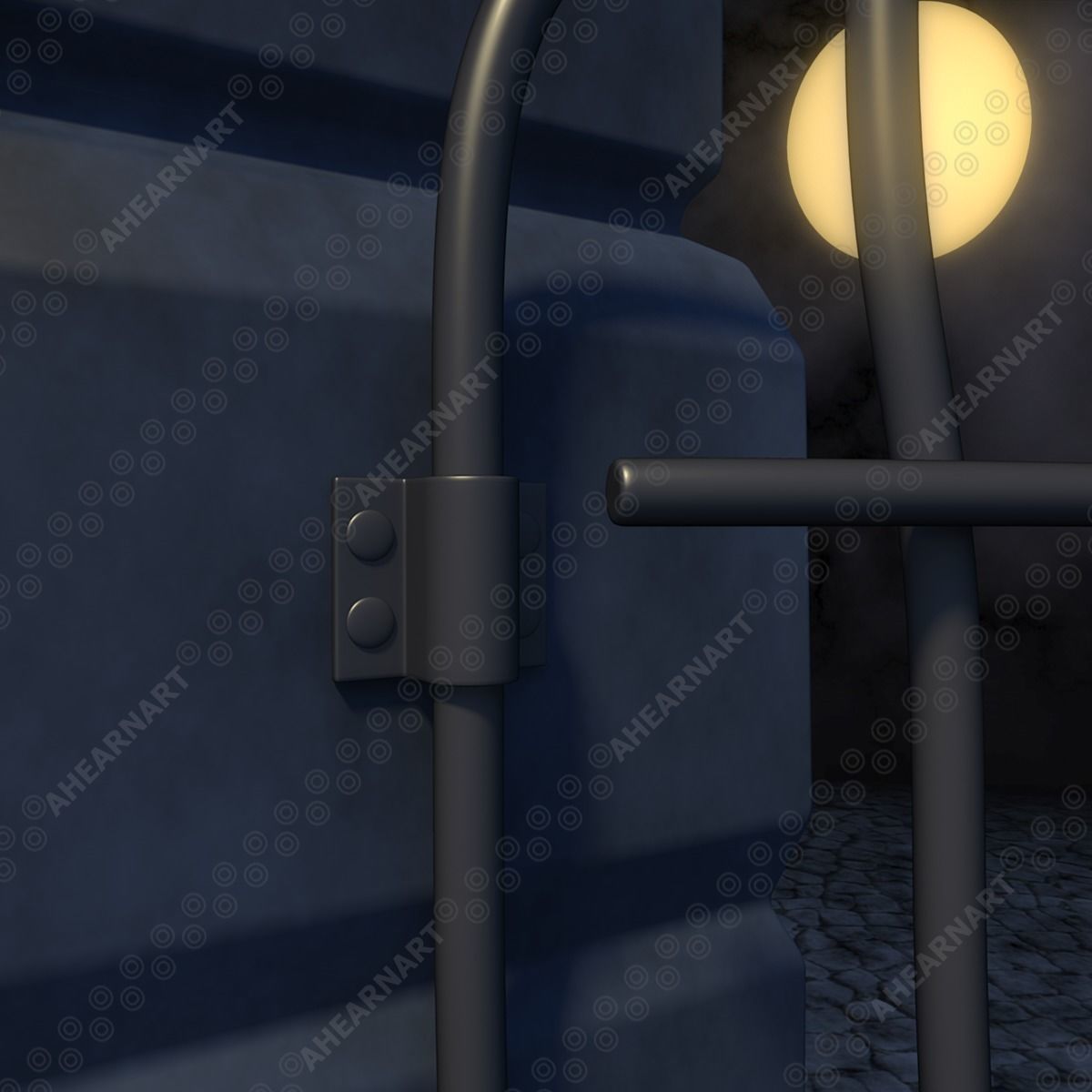 Nightmare Before Christmas Gate 3D model_3