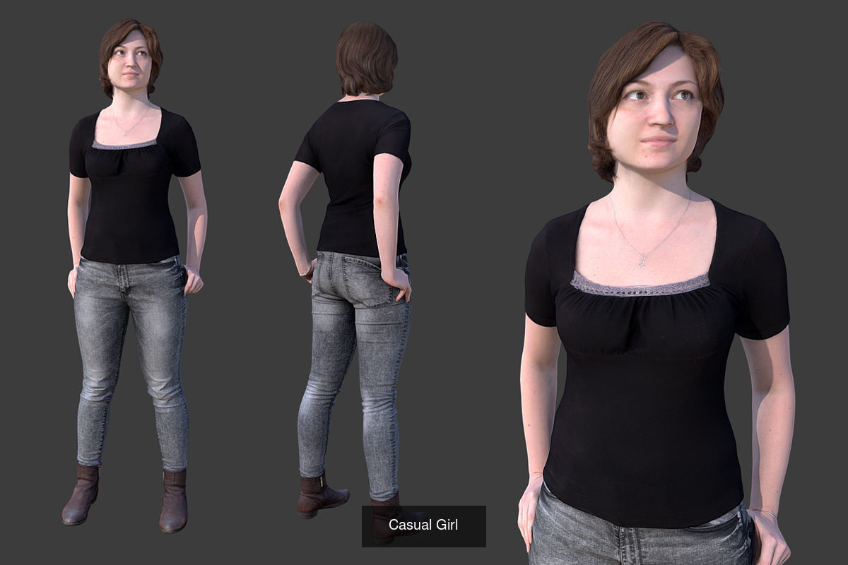 Photorealistic People 3D Model Collection_11