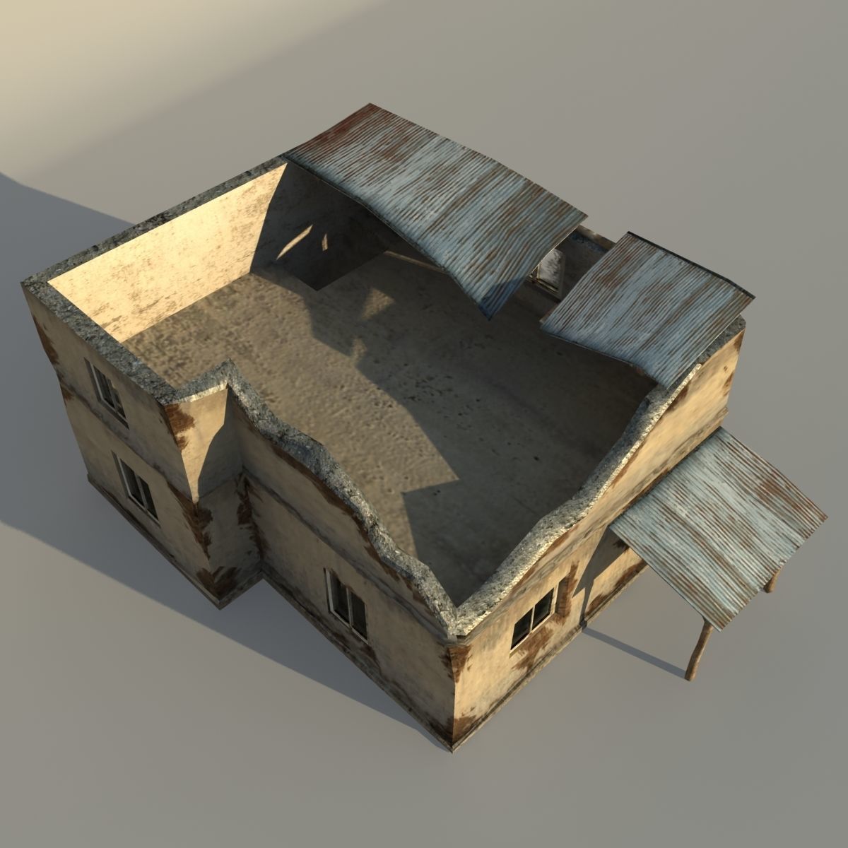 Middle East destroyed houses collection for game _18