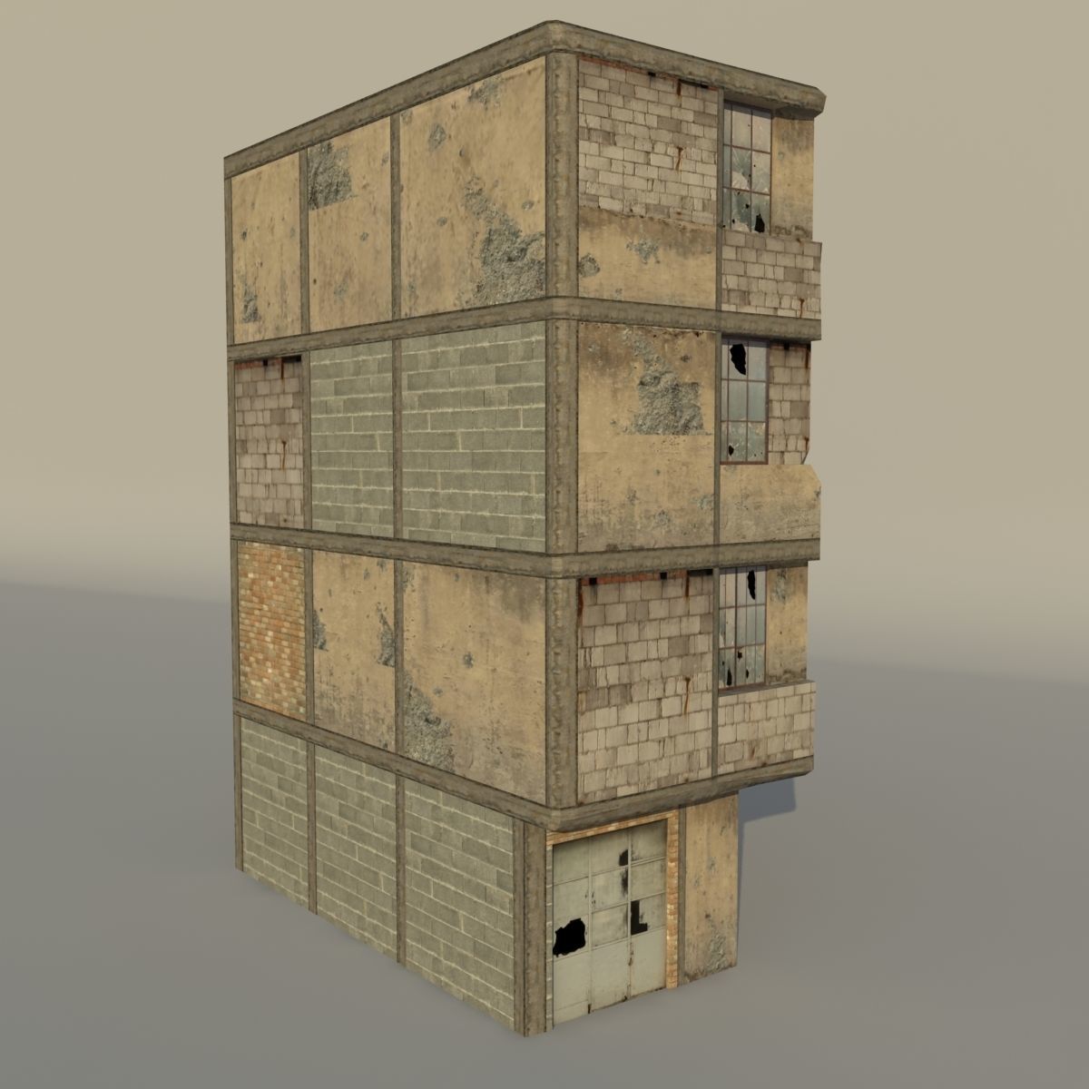 Middle East destroyed houses collection for game _28