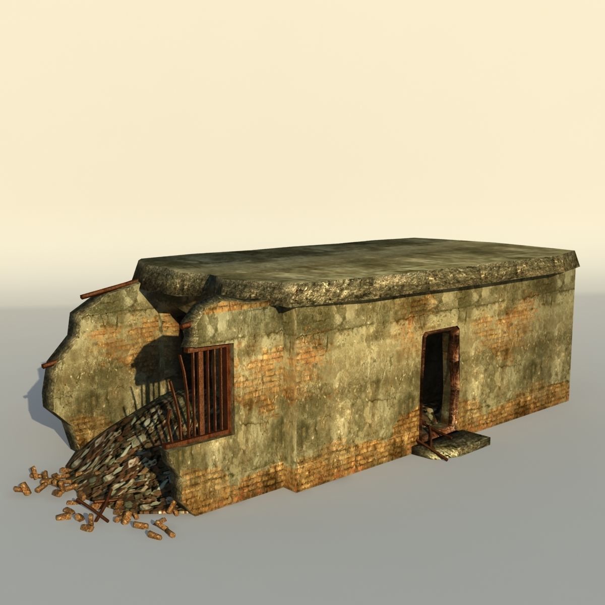 Middle East destroyed houses collection for game _5