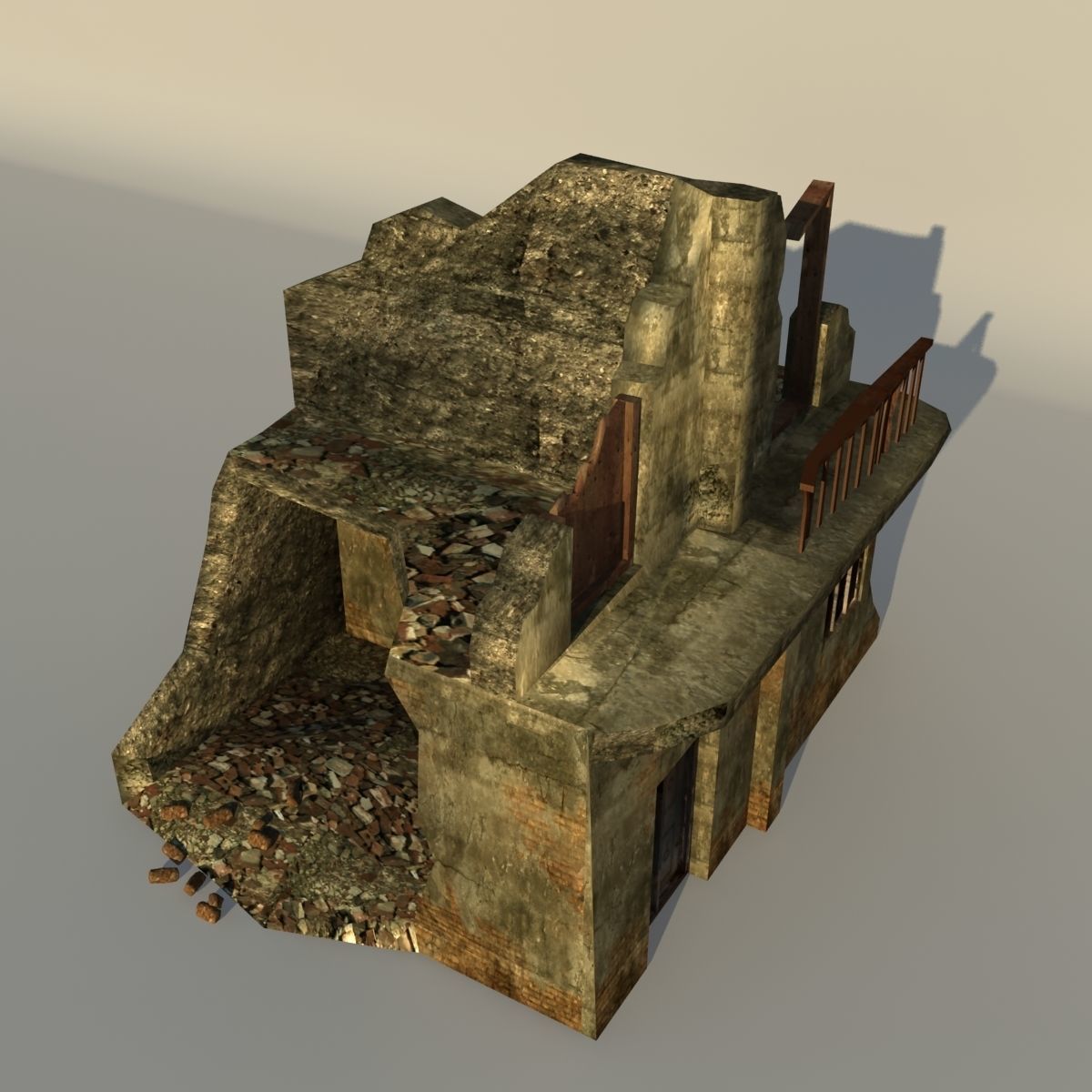 Middle East destroyed houses collection for game _40