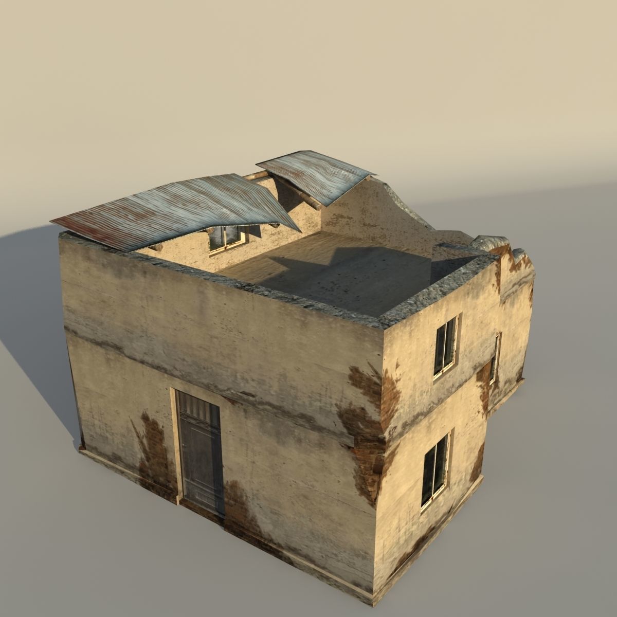 Middle East destroyed houses collection for game _15