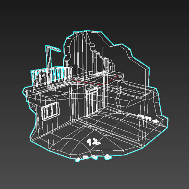 Middle East destroyed houses collection for game _39