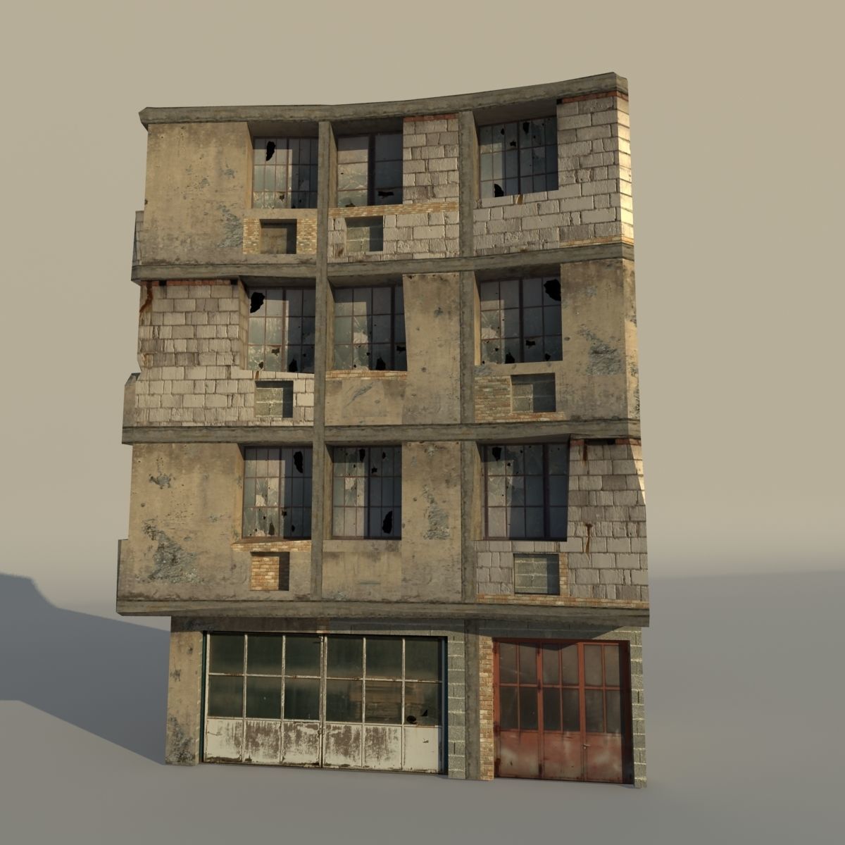 Middle East destroyed houses collection for game _30