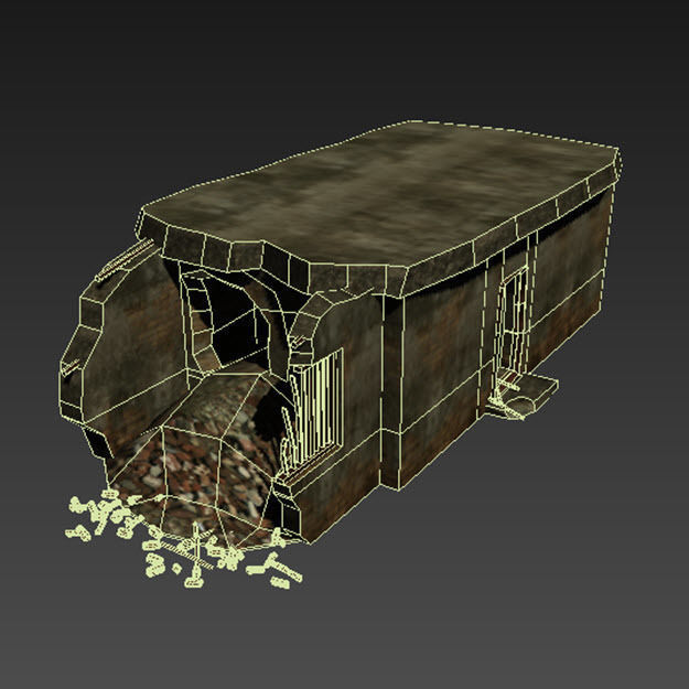 Middle East destroyed houses collection for game _67