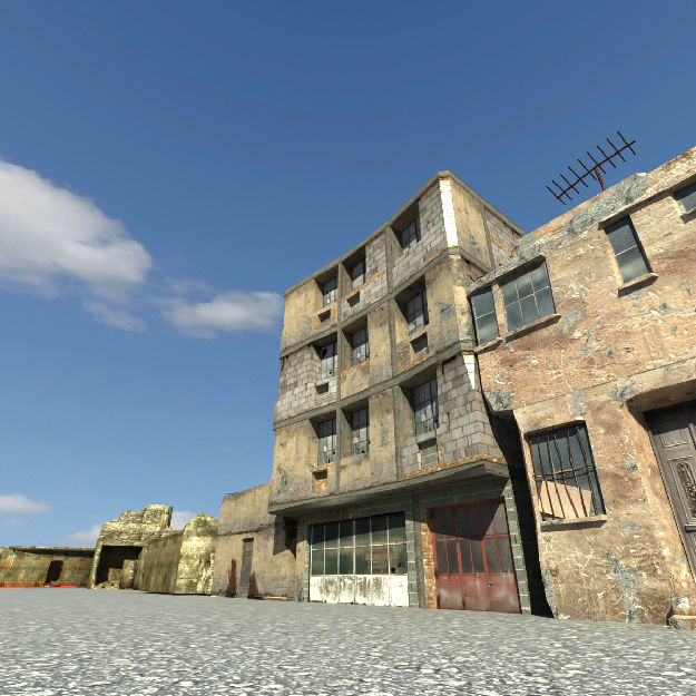 Middle East destroyed houses collection for game _11
