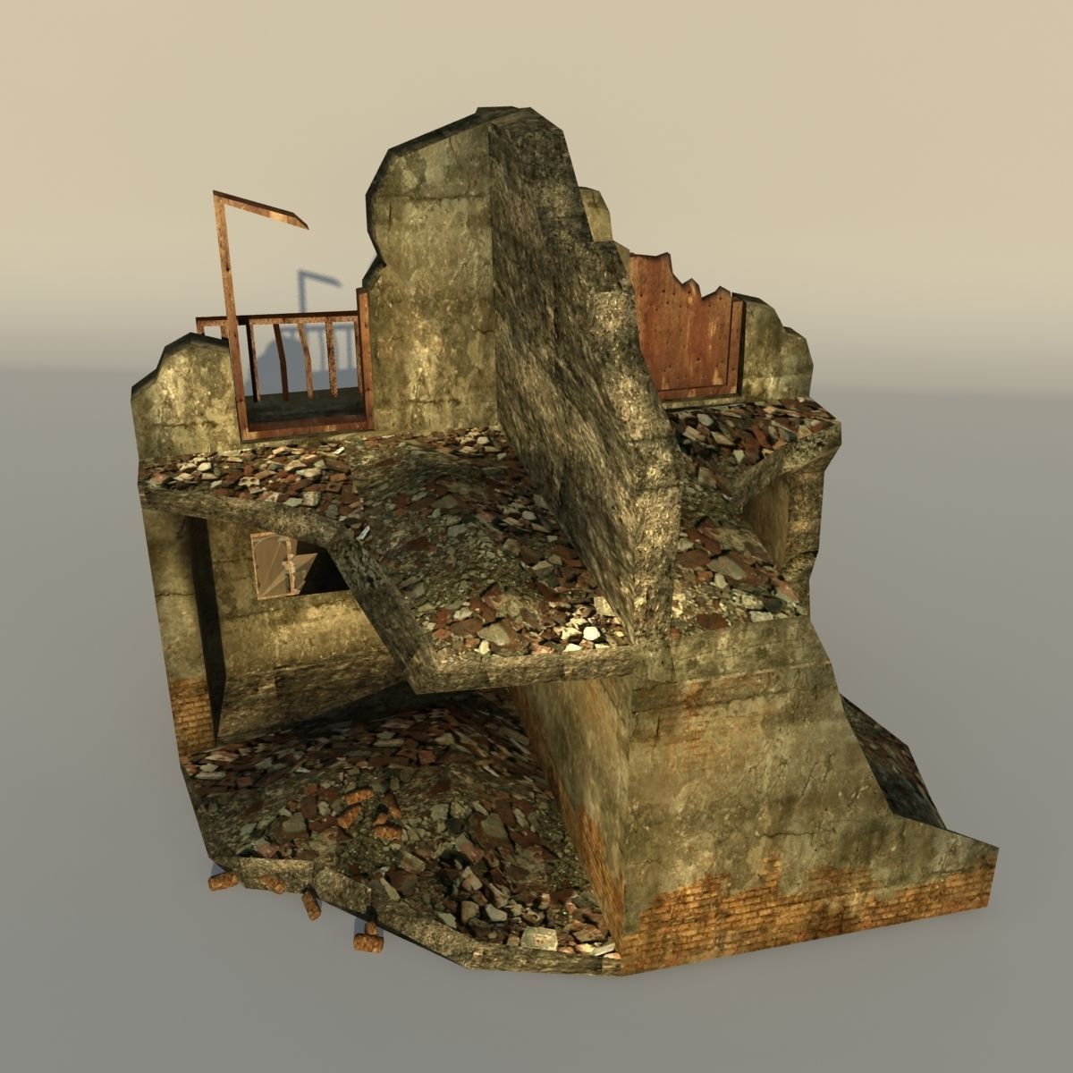 Middle East destroyed houses collection for game _41
