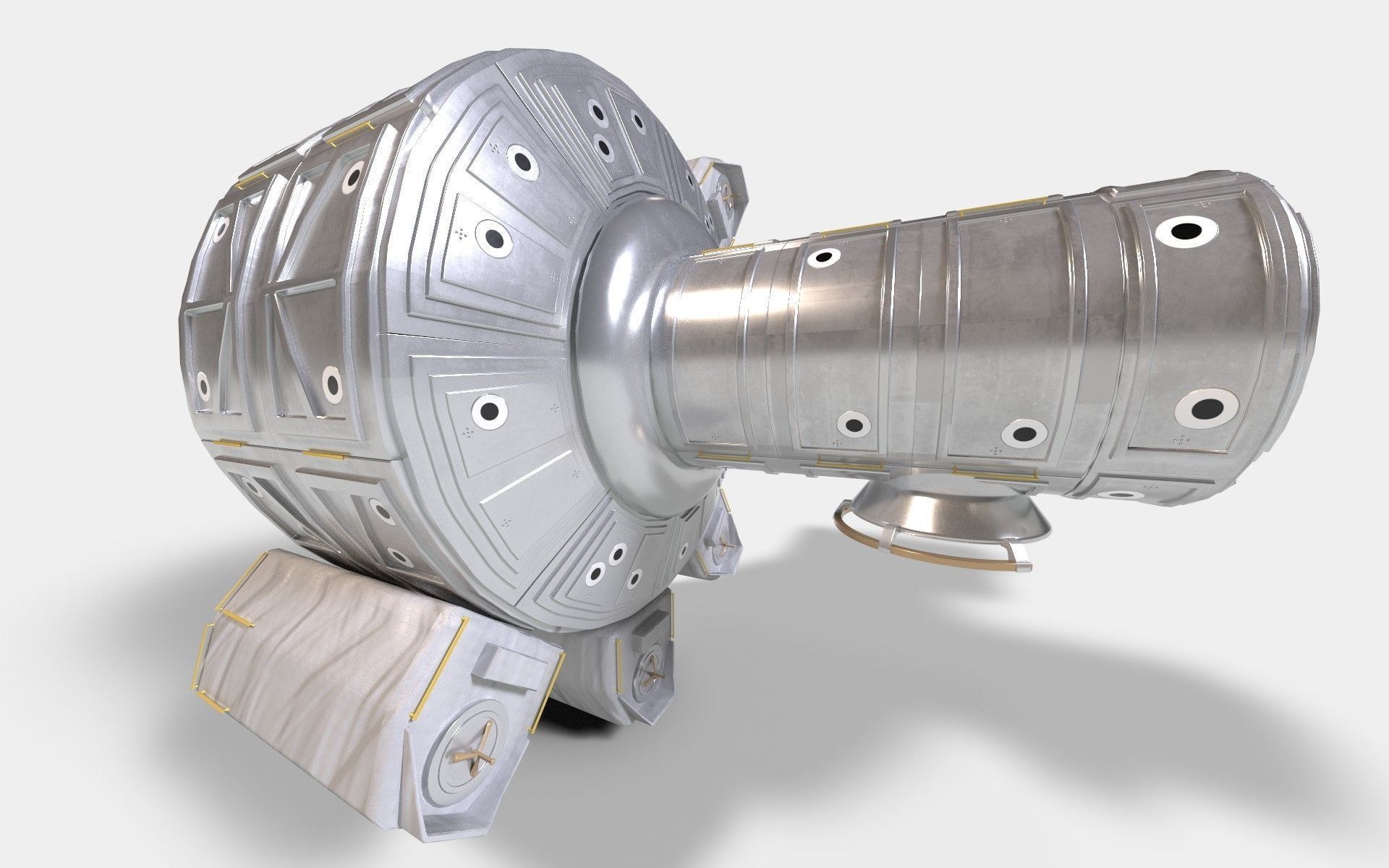 Quest Airlock module on ISS 3D model_10