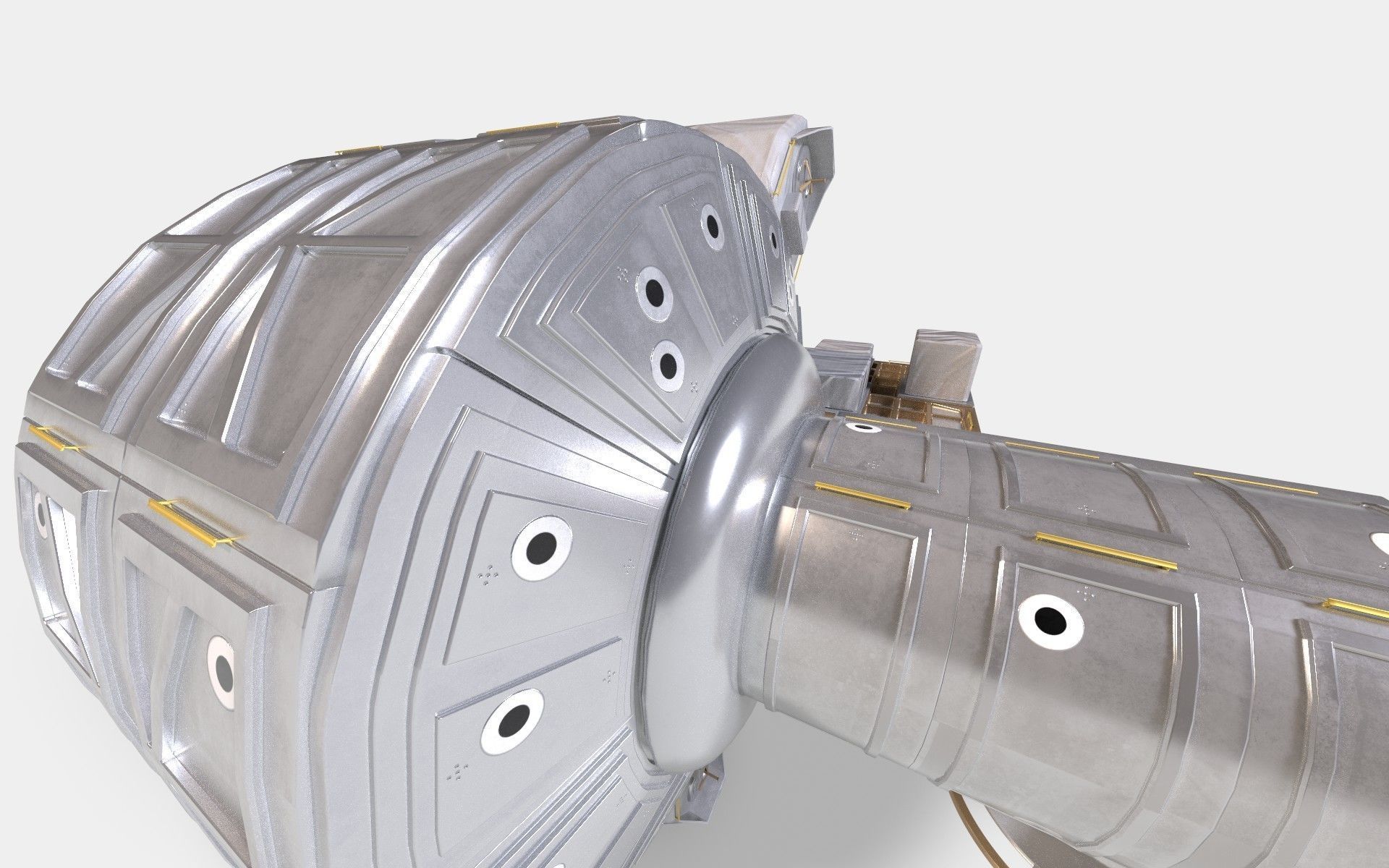 Quest Airlock module on ISS 3D model_9