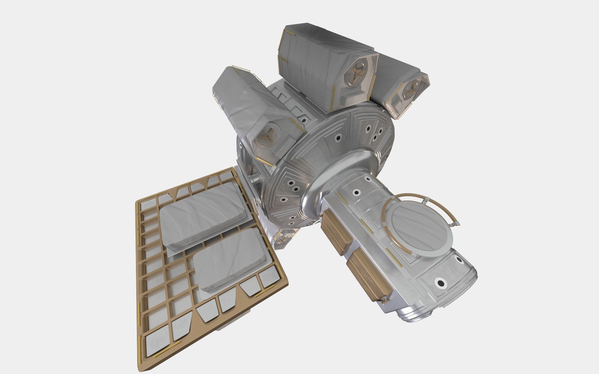 Quest Airlock module on ISS 3D model_11