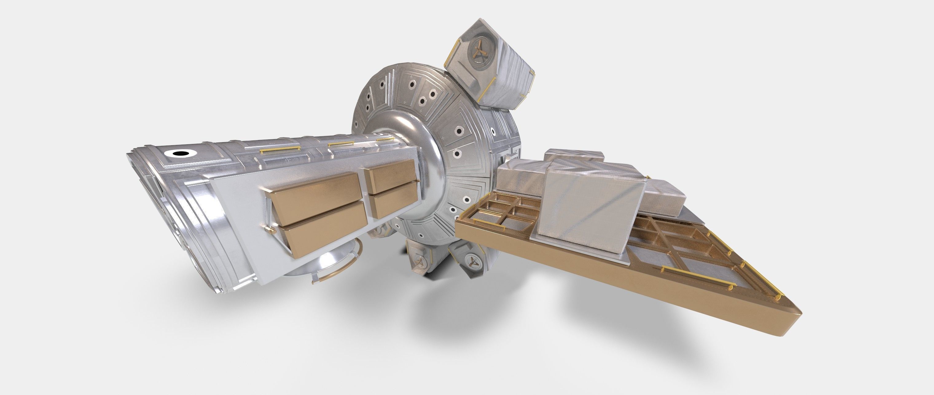 Quest Airlock module on ISS 3D model_5