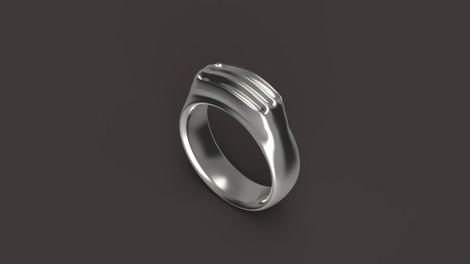 Ripple Ring 3D print model