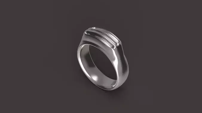 Ripple Ring 3D print model