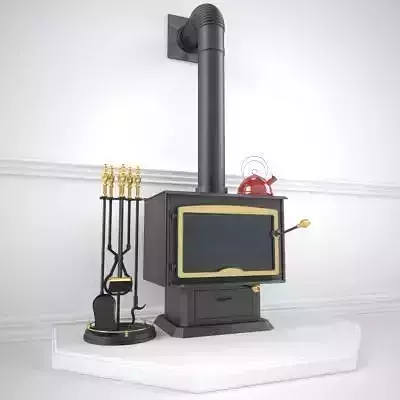 Wood Stove 3D model