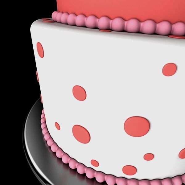 Wedding Cake 4 3D model_7