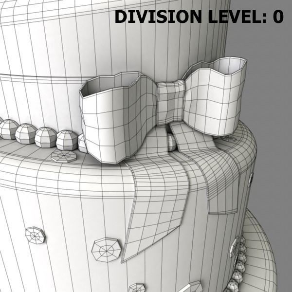 Wedding Cake 4 3D model_10