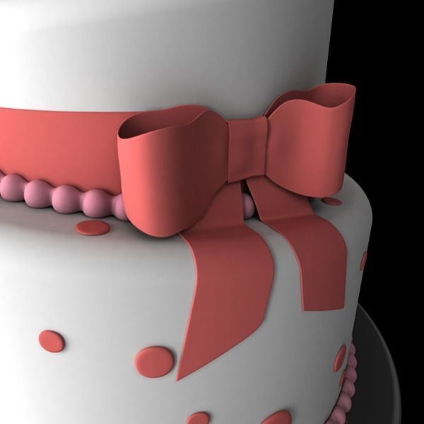 Wedding Cake 4 3D model_8
