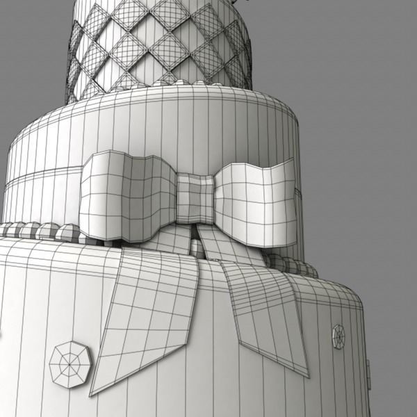 Wedding Cake 4 3D model_13