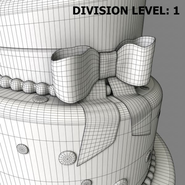 Wedding Cake 4 3D model_11
