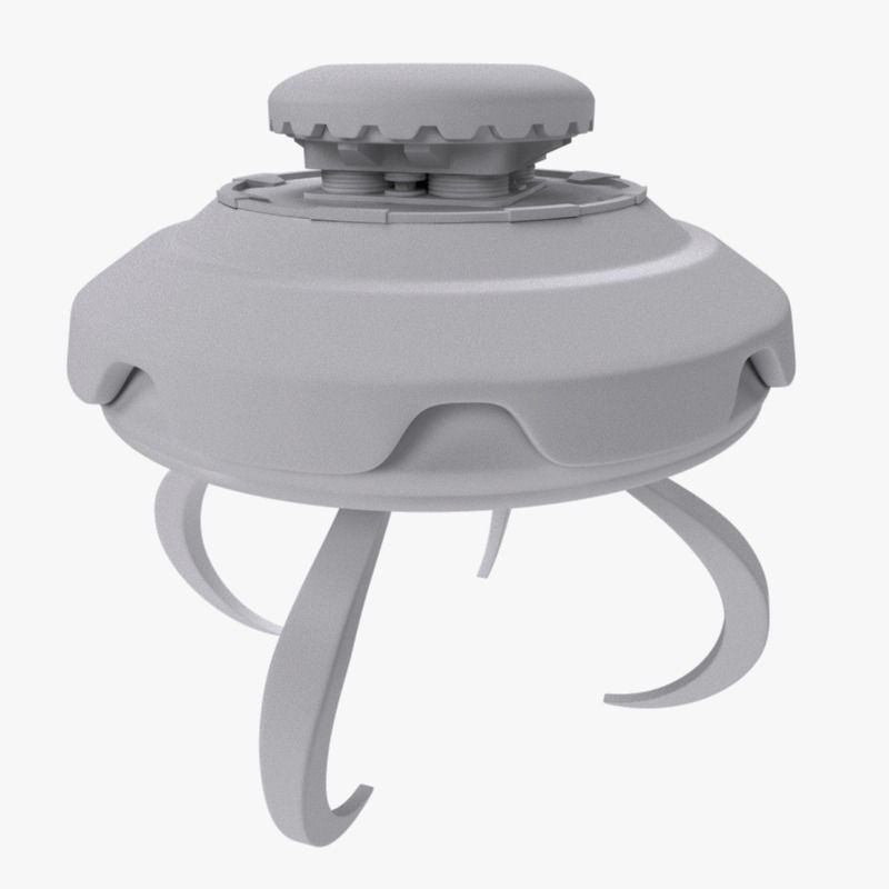 UFO 2 flying saucer 3D model_8