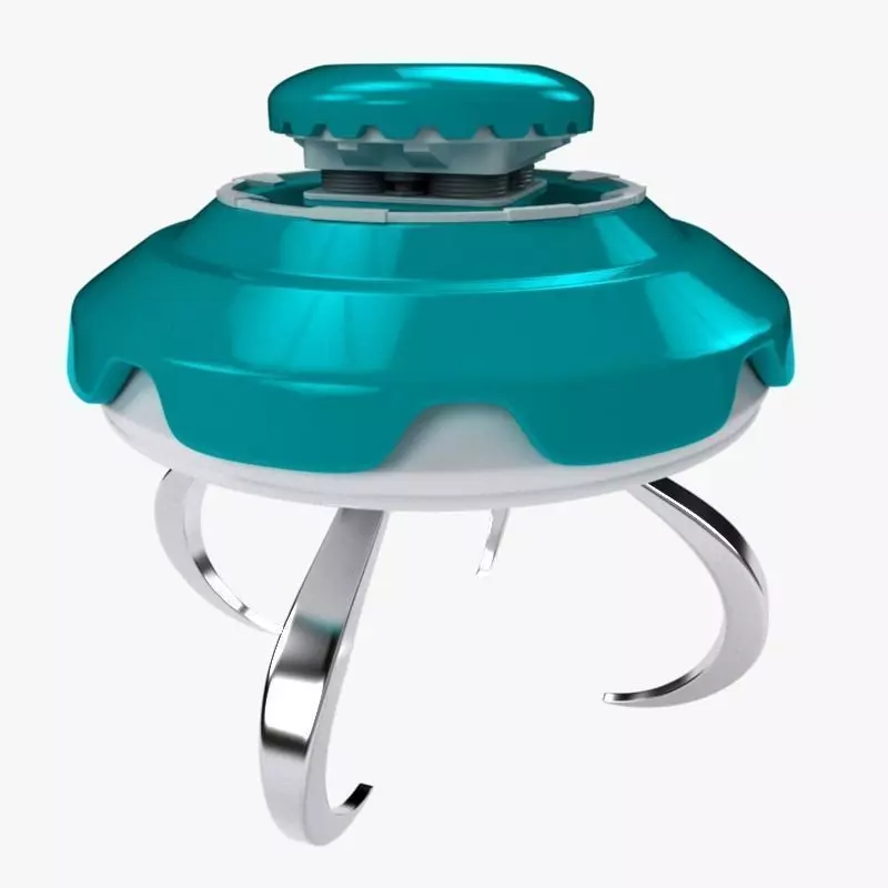 UFO 2 flying saucer 3D model_0