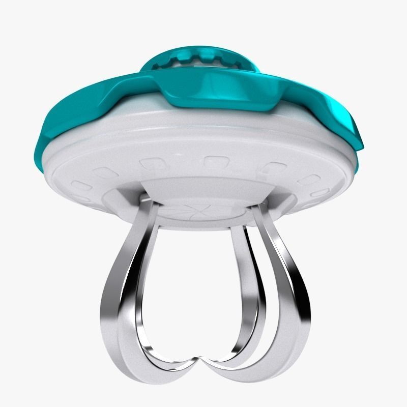 UFO 2 flying saucer 3D model_3