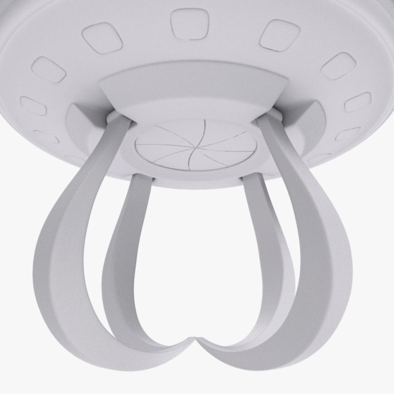 UFO 2 flying saucer 3D model_13