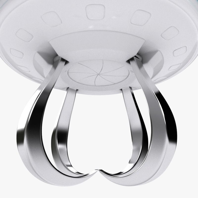 UFO 2 flying saucer 3D model_4