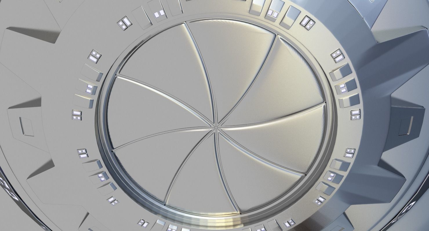 UFO Flying Saucer 3D model_9