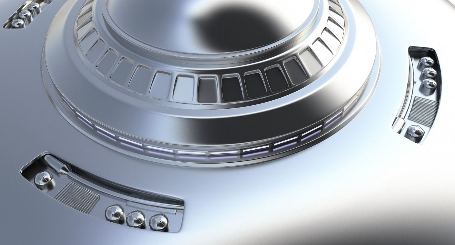 UFO Flying Saucer 3D model_5