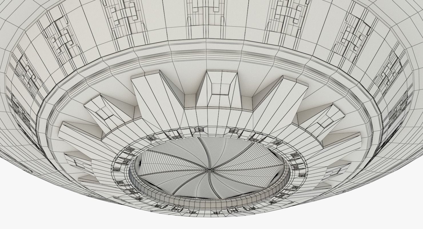 UFO Flying Saucer 3D model_14