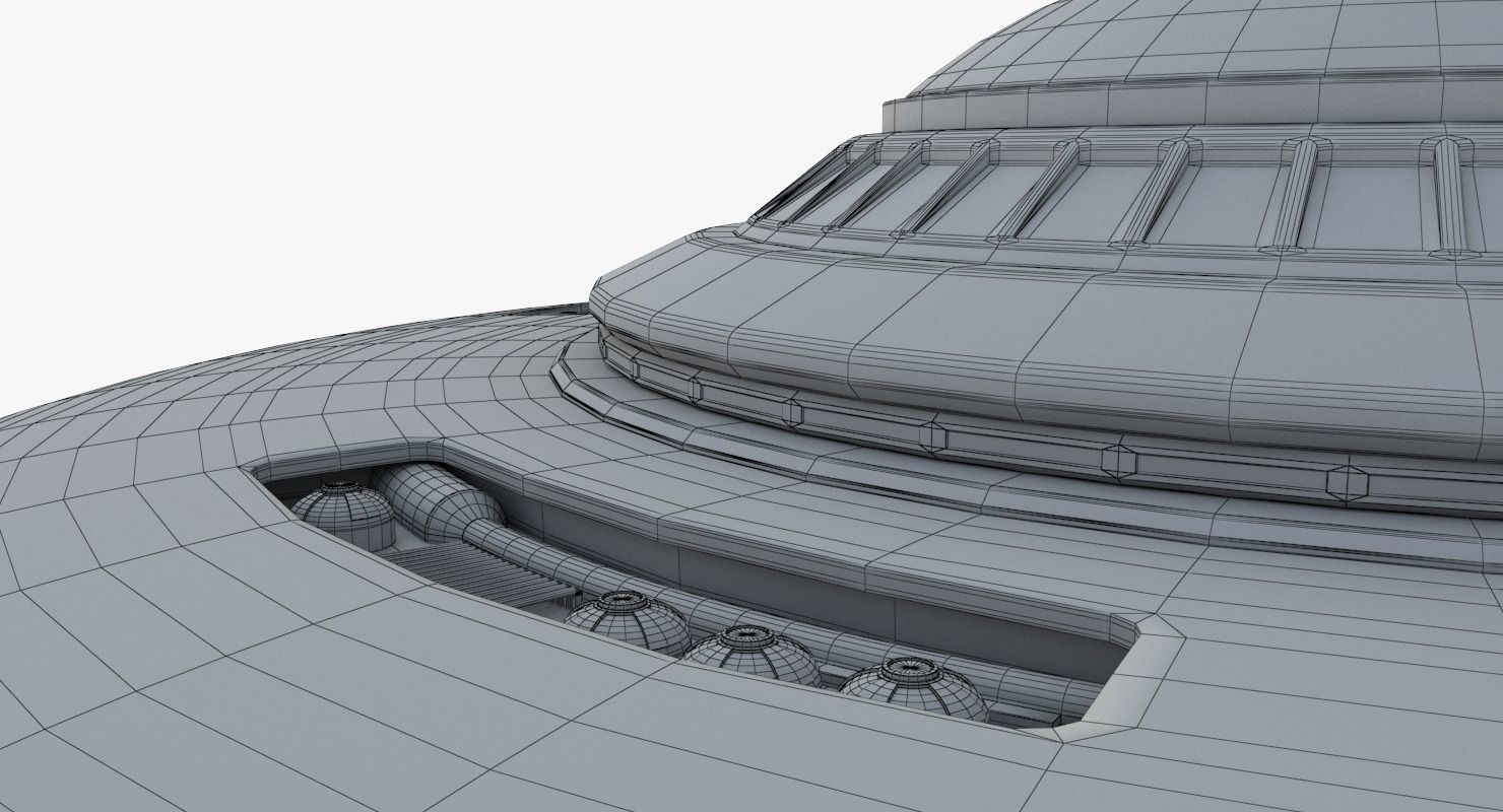 UFO Flying Saucer 3D model_20