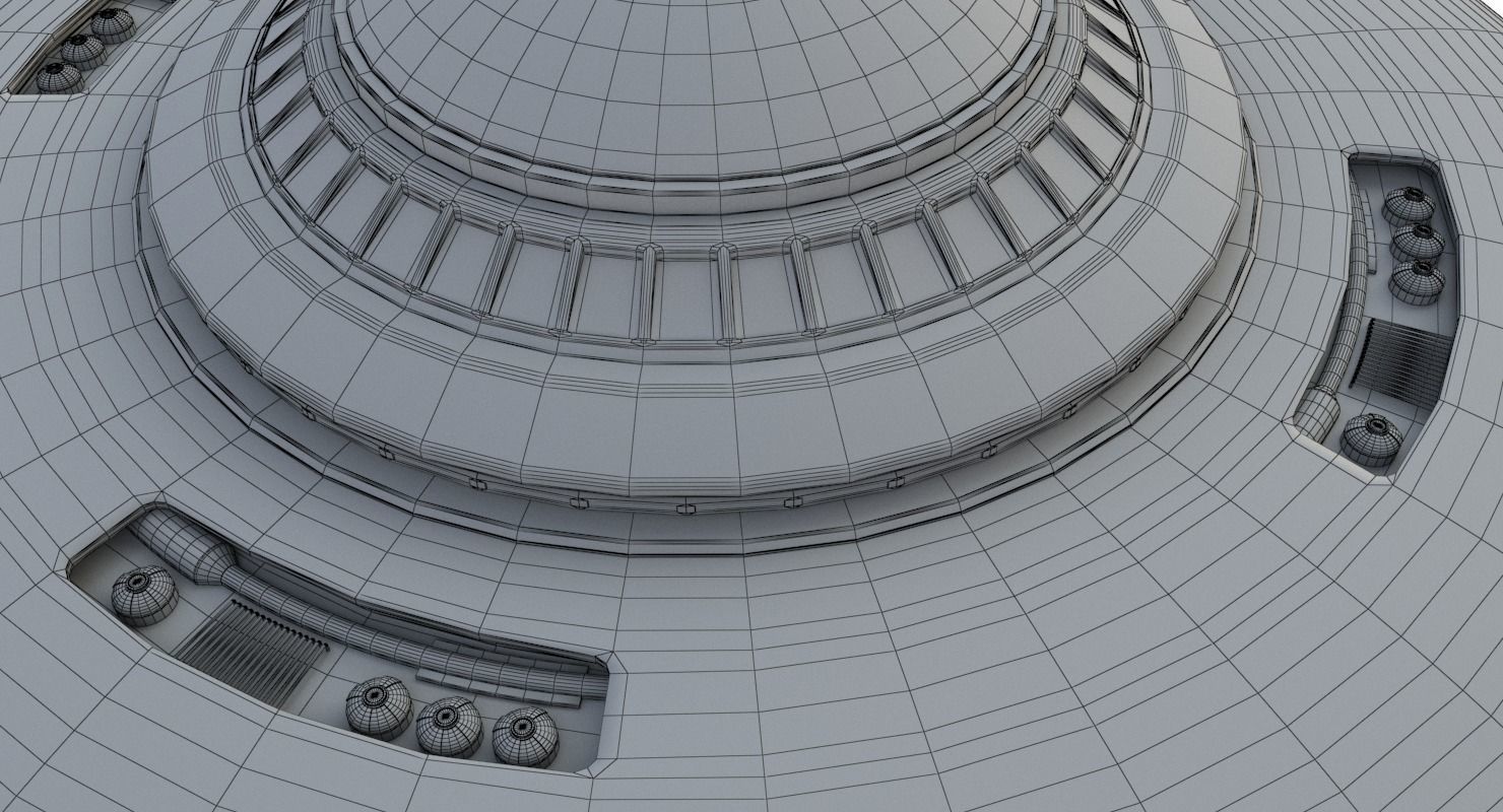 UFO Flying Saucer 3D model_19