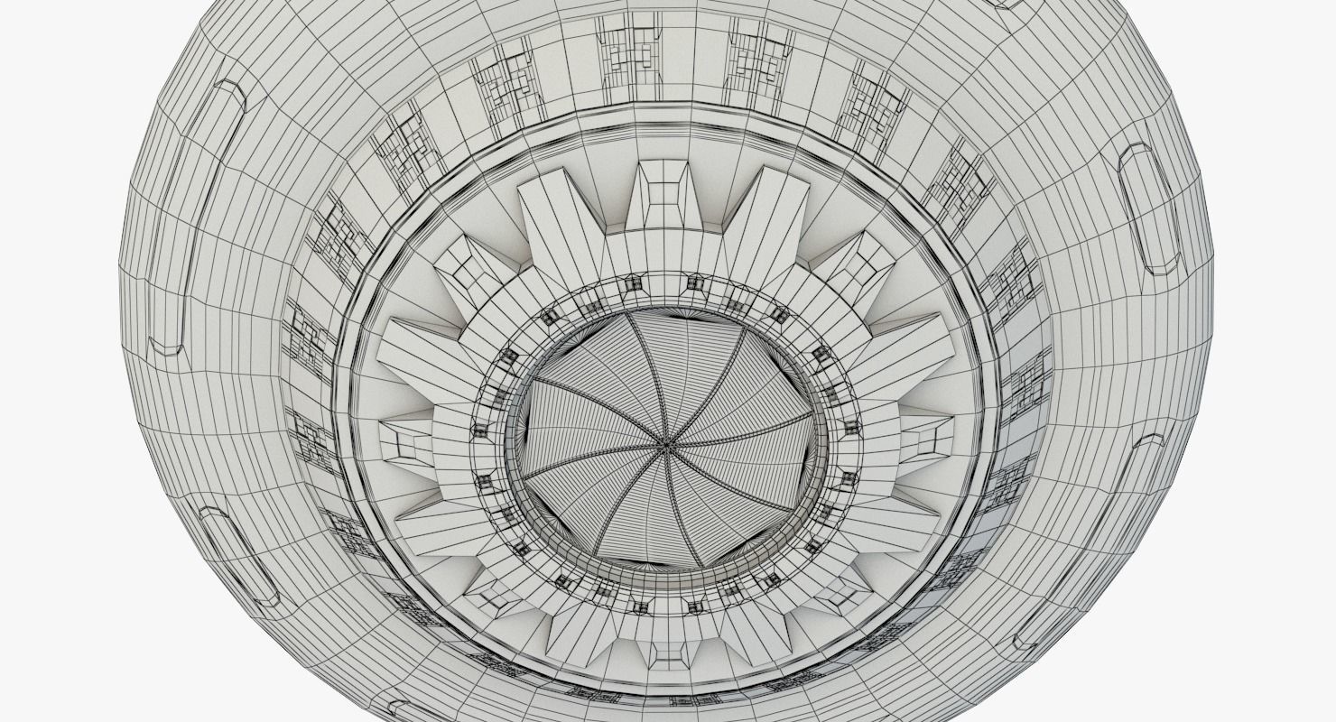 UFO Flying Saucer 3D model_13