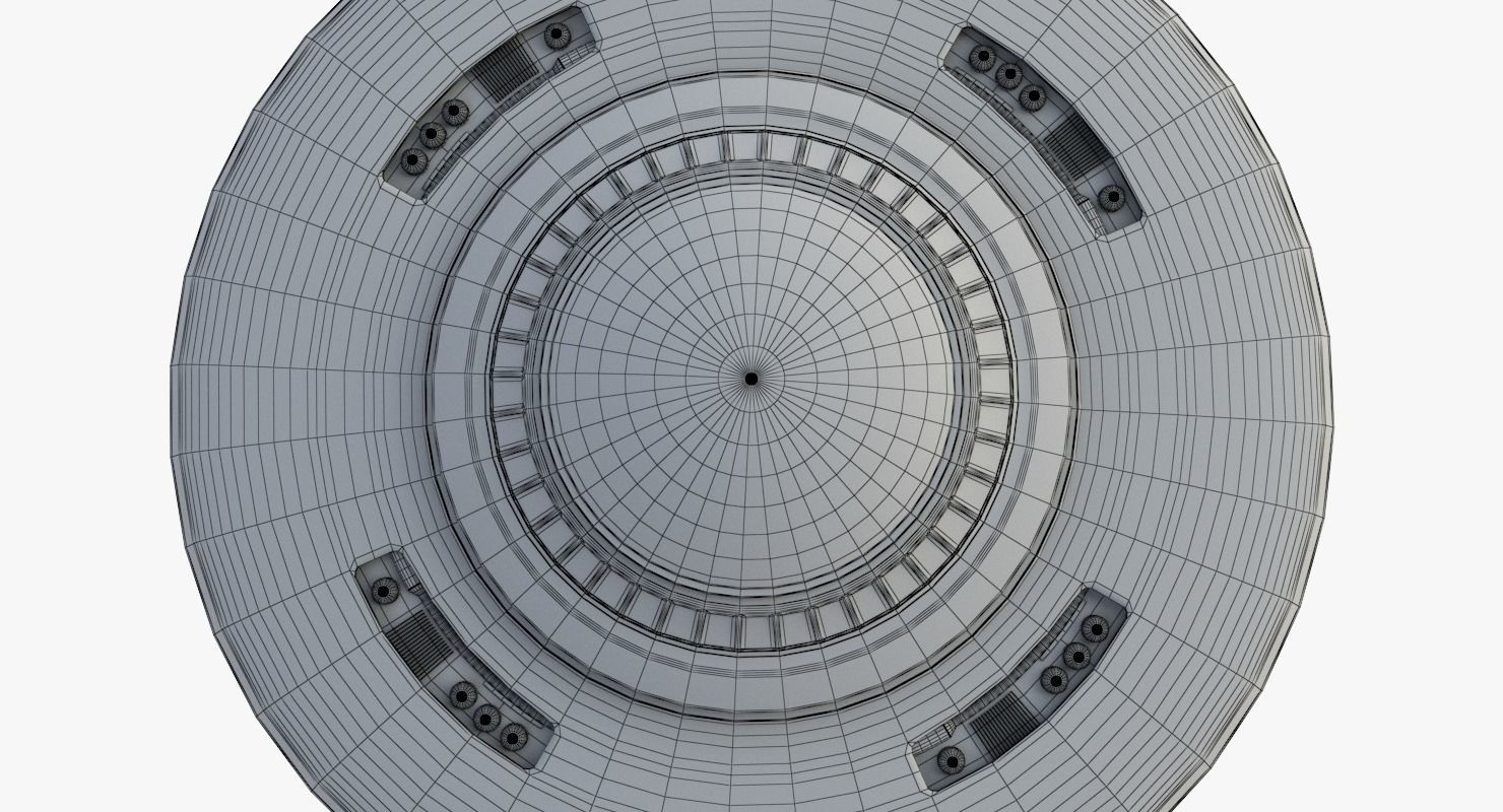 UFO Flying Saucer 3D model_17