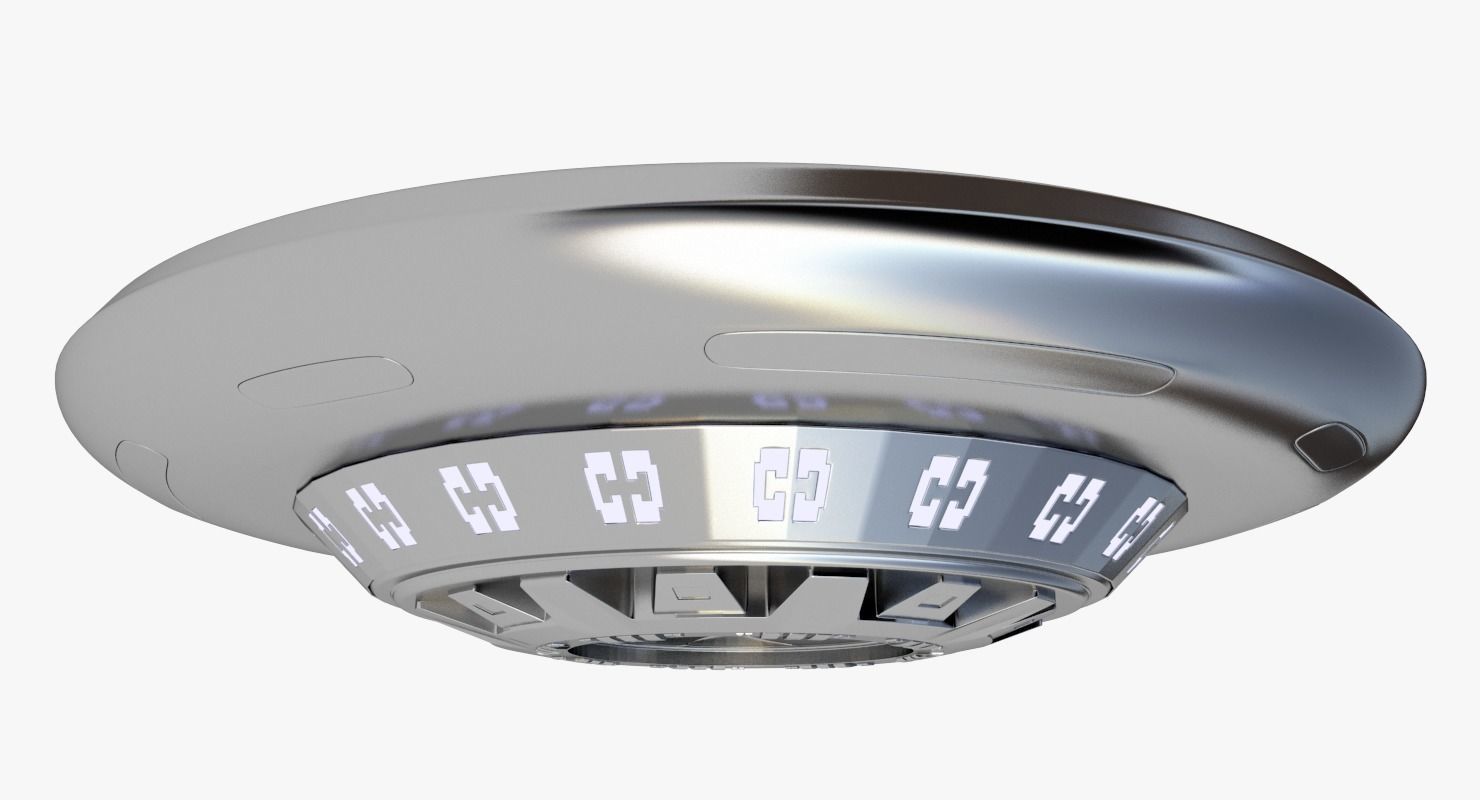 UFO Flying Saucer 3D model_6