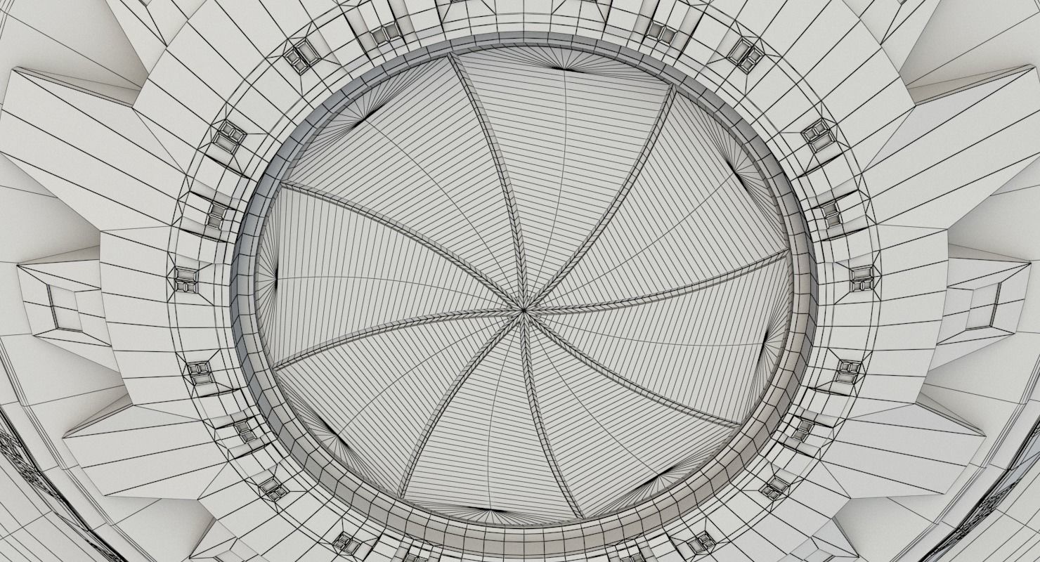 UFO Flying Saucer 3D model_12