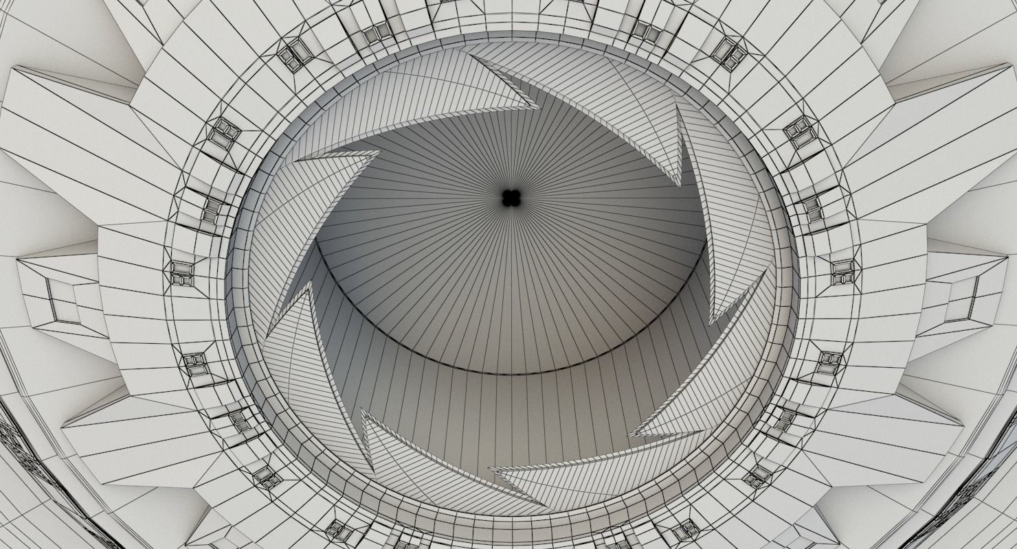 UFO Flying Saucer 3D model_11