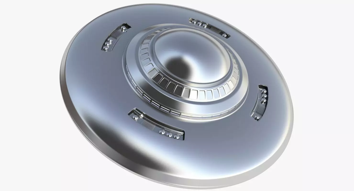UFO Flying Saucer 3D model_0