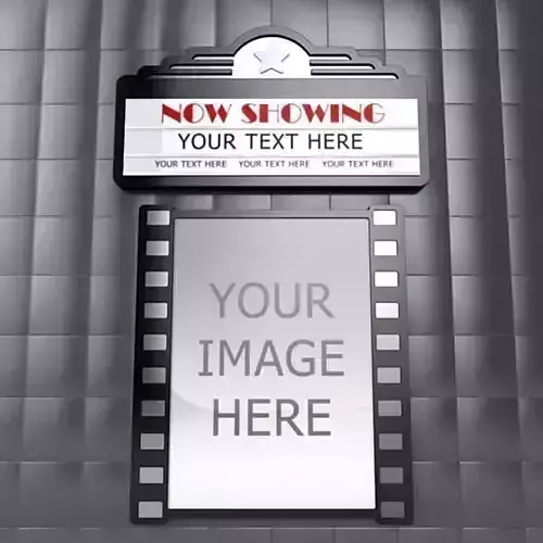 Theater Marquee 2 3D model