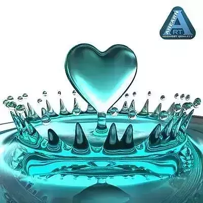 Heart Water Splash