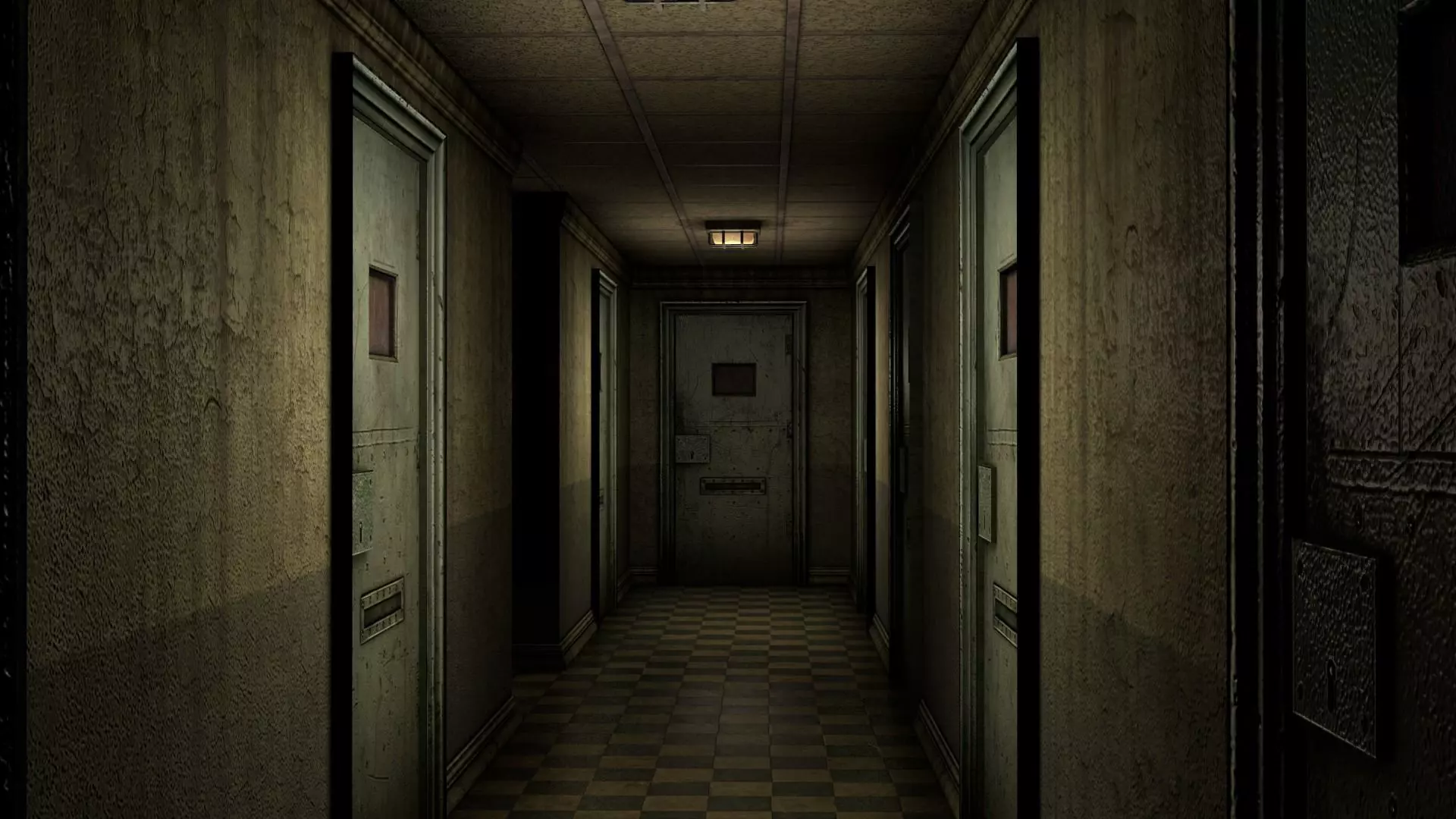 Insane Asylum Corridor 3D model_0