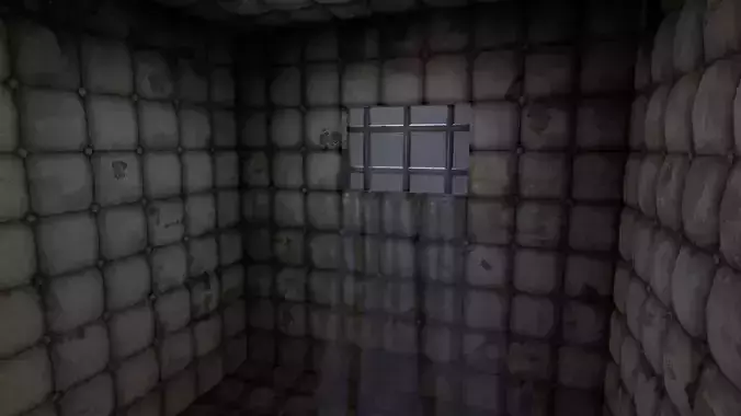 Insane Asylum Padded Cell 3D model