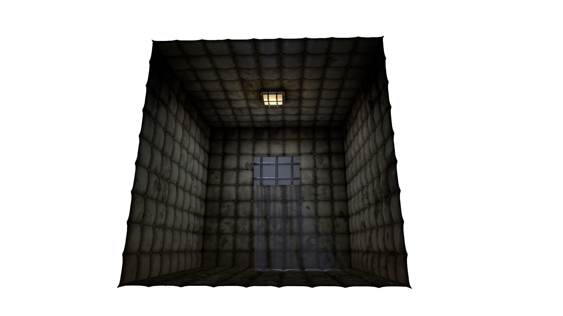 Insane Asylum Padded Cell 3D model_1