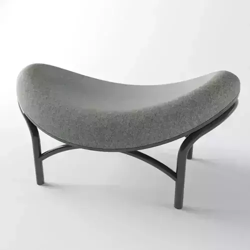 Chips Ottoman Low-poly 3D model