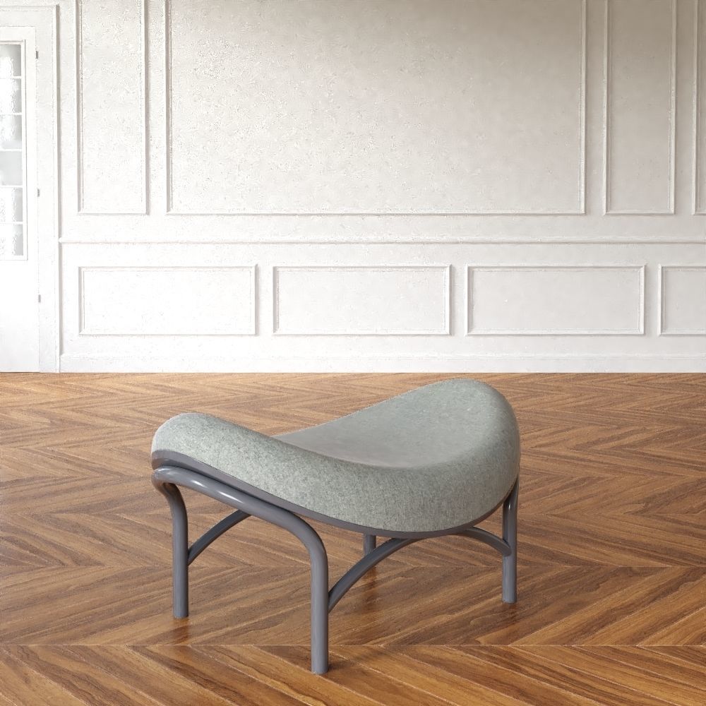 Chips Ottoman Low-poly 3D model_7
